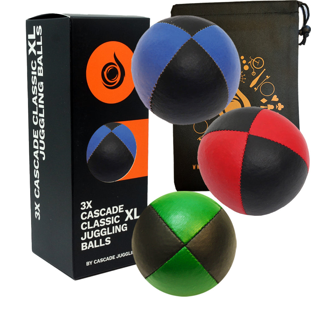 3 x Cascade Classic XL 180g Thud Juggling Ball Set