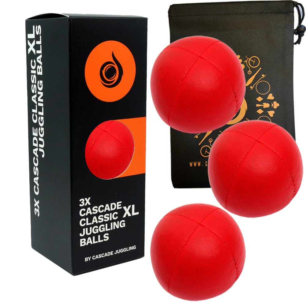 Cascade Classic Jonglierbälle Set – 3 X 115g Pro Thud Bälle Mit Tasche – Bunt, Weich & Perfekt Für Anfänger Cascade Classic Jonglierbälle Set – 3 X 115g Pro Thud Bälle Mit Tasche – Bunt, Weich & Perfekt Für Anfänger