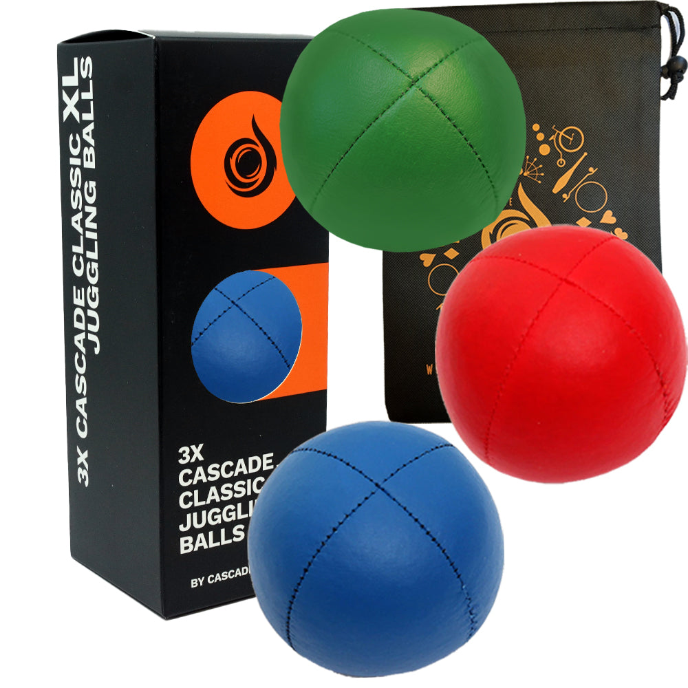 3 x Cascade Classic XL 180g Thud Juggling Ball Set