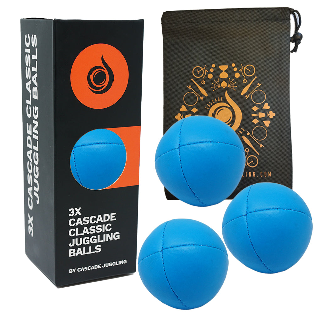 3 x Cascade Neon Classic Thud Juggling Ball Set