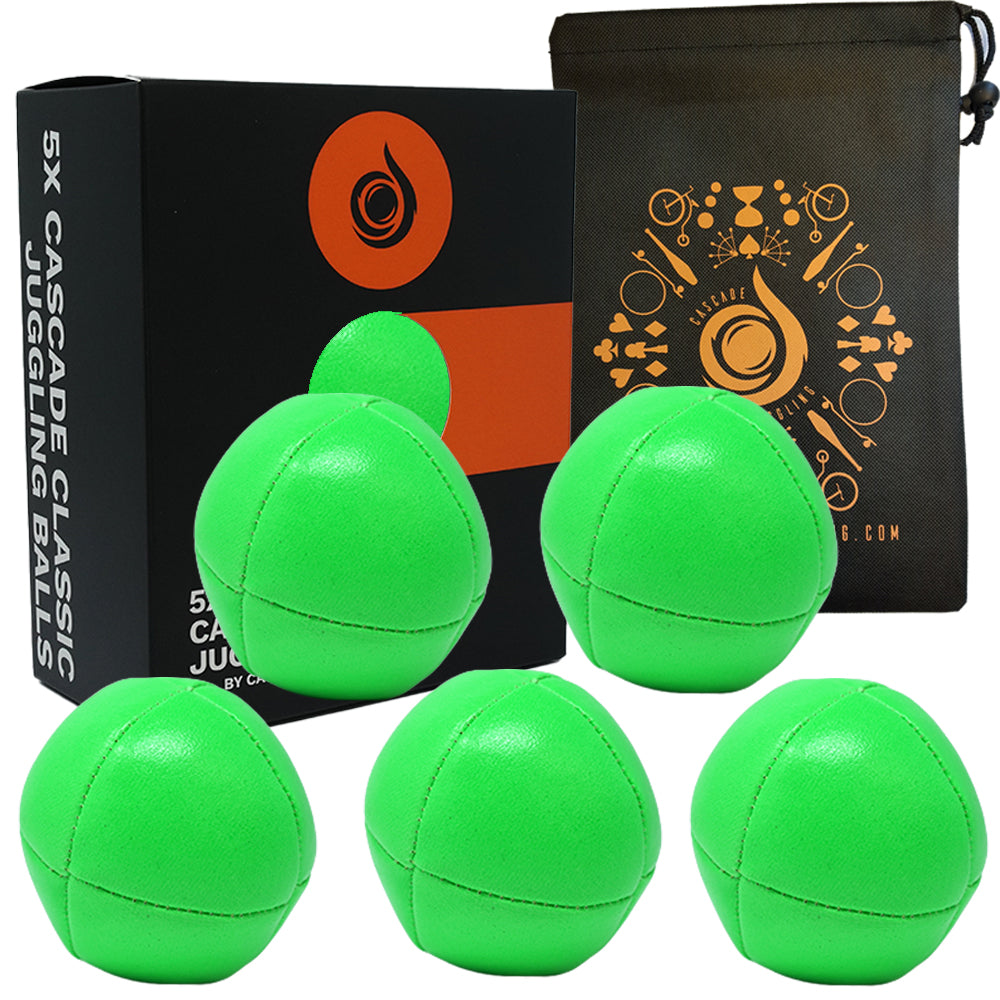 5 x Cascade 8 Panel Juggling Ball Set