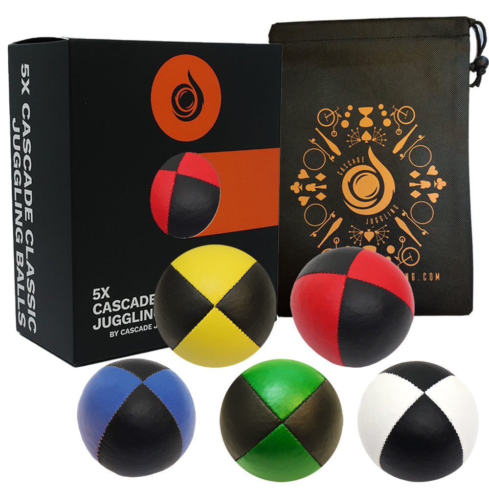 5 x Cascade Classic Thud Juggling Ball Set