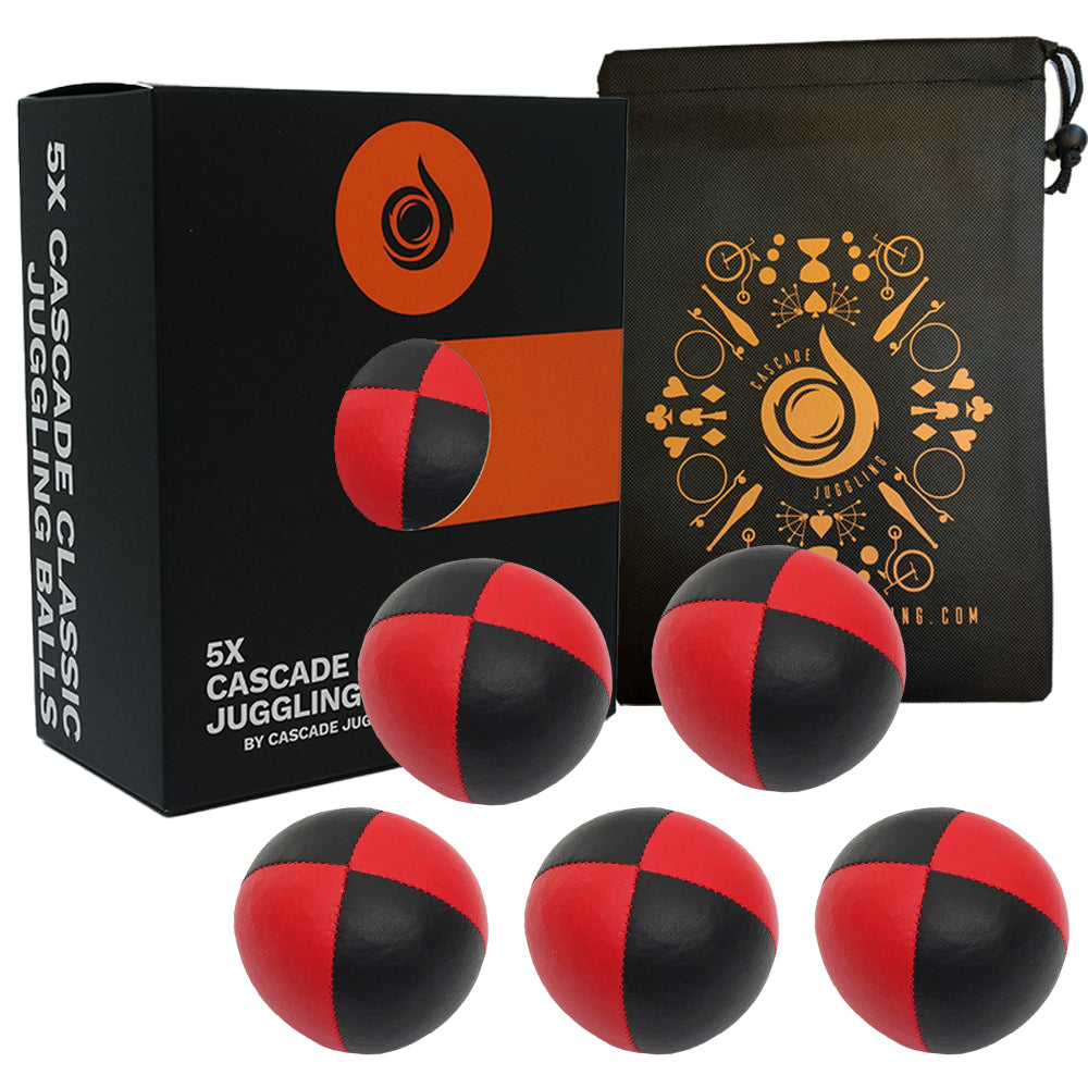 5 x Cascade Classic Thud Juggling Ball Set