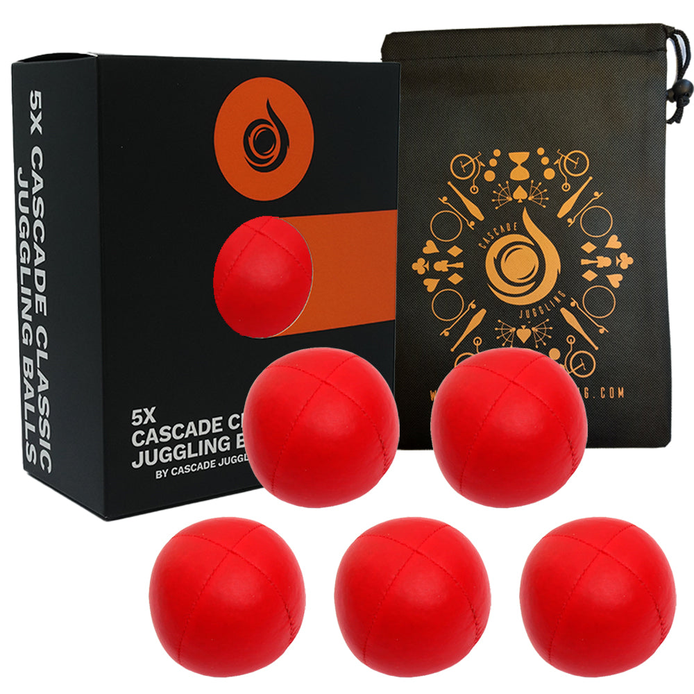 5 x Cascade Classic Thud Juggling Ball Set