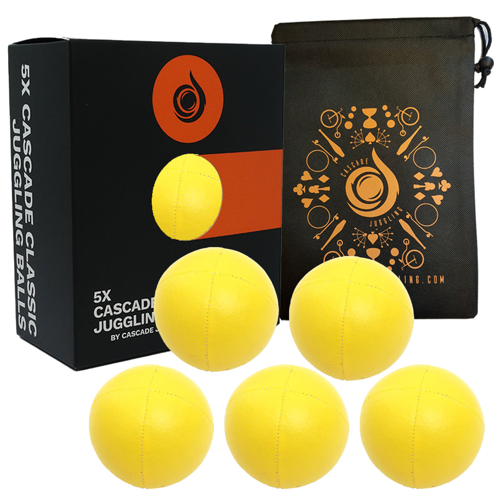 5 x Cascade Classic Thud Juggling Ball Set