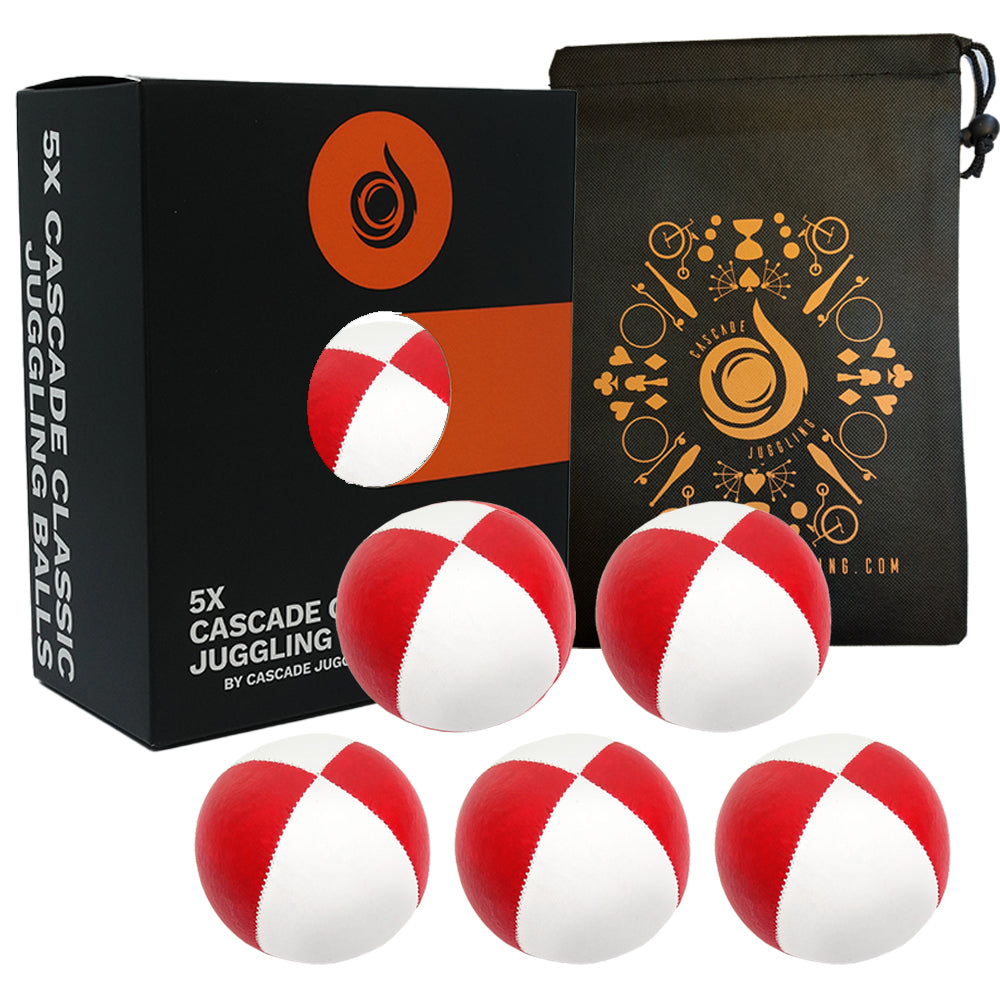5 x Cascade Classic Thud Juggling Ball Set