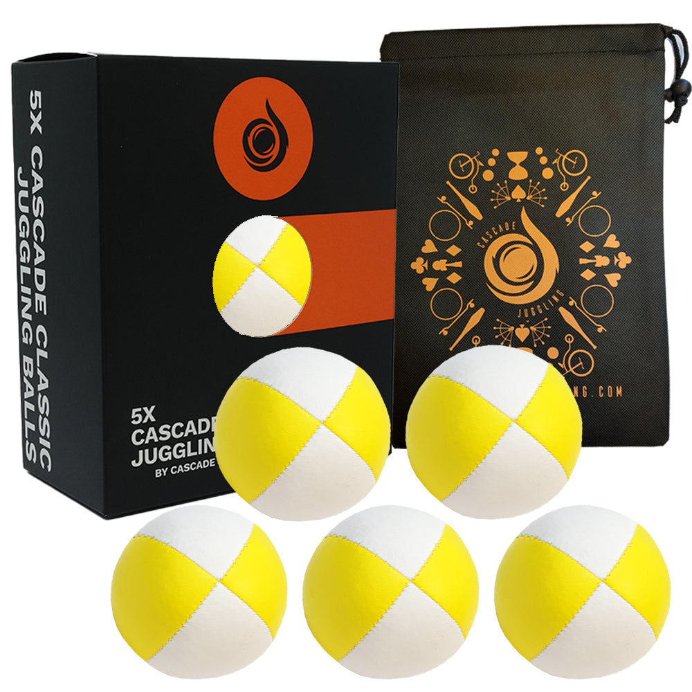 5 x Cascade Classic Thud Juggling Ball Set