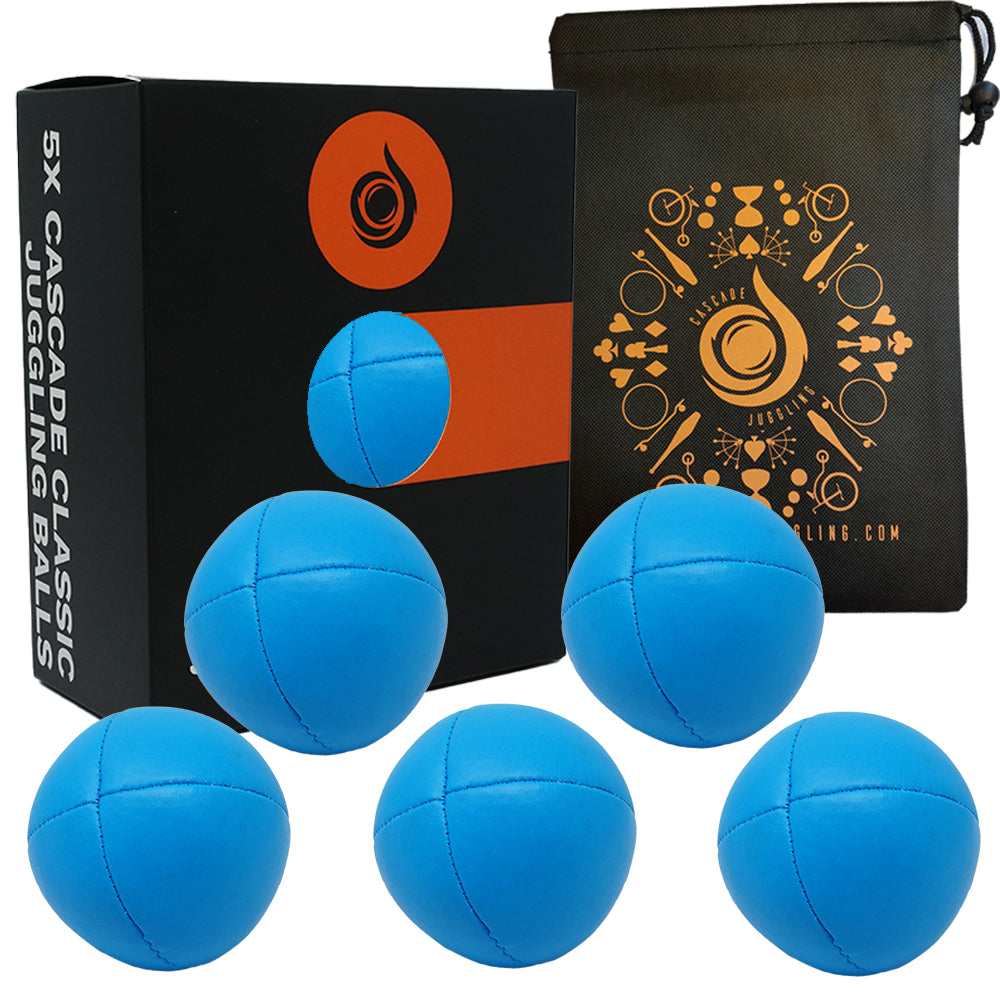 5 x Cascade Neon Classic Thud Juggling Ball Set