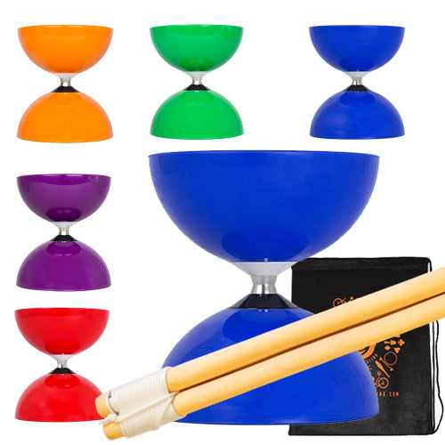 Juggle Dream Carousel Bearing Diabolo with Wooden Handsticks