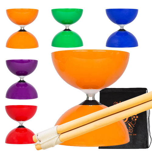 Juggle Dream Carousel Bearing Diabolo with Wooden Handsticks