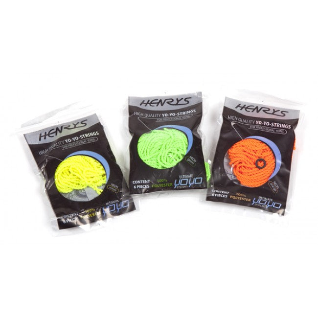 Henrys 100% Polyester Neon YoYo Strings