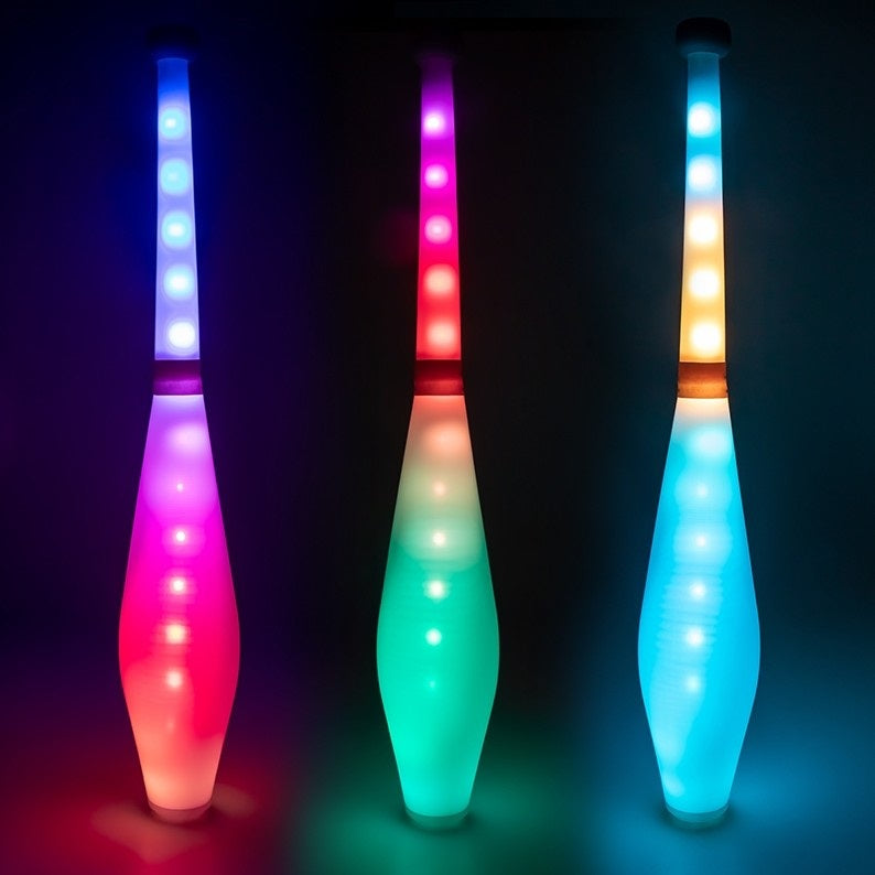 3 x Juggle Dream LED Juggling Club Set