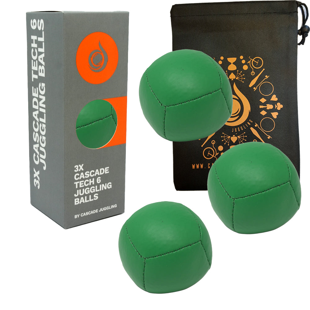 3 x Cascade Tech 6 v2 6 Panel Thud Juggling Ball Set