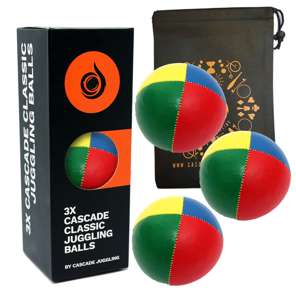 3 x Cascade Classic Thud Juggling Ball Set