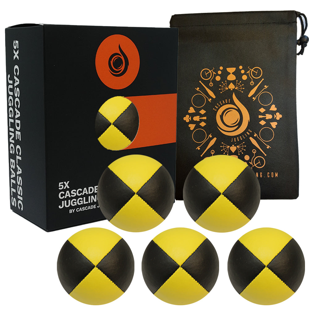 5 x Cascade Classic Thud Juggling Ball Set