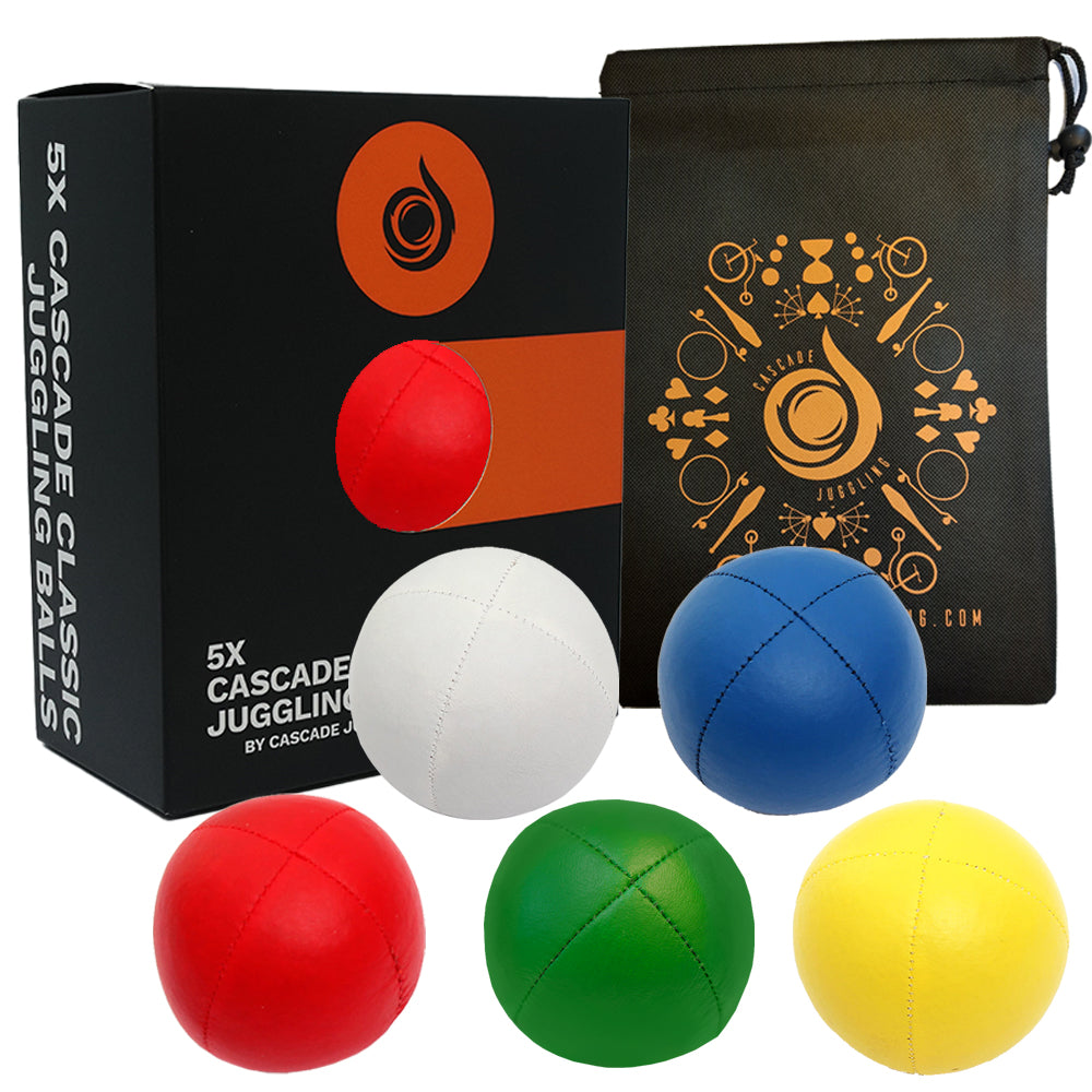 5 x Cascade Classic Thud Juggling Ball Set