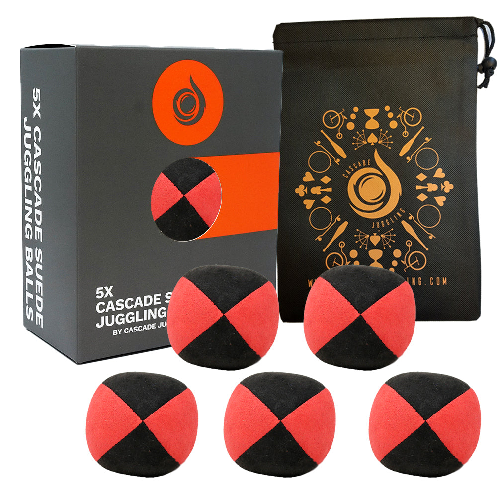 5 x Cascade Suede Juggling Ball Set