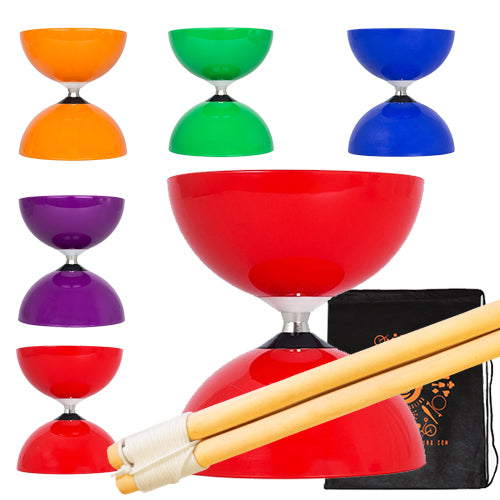Juggle Dream Carousel Bearing Diabolo with Wooden Handsticks