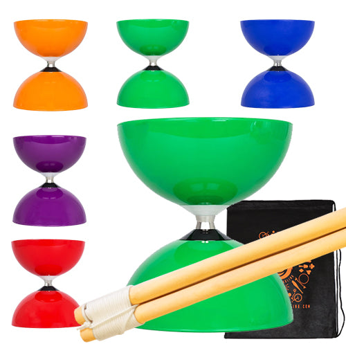 Juggle Dream Carousel Bearing Diabolo with Wooden Handsticks