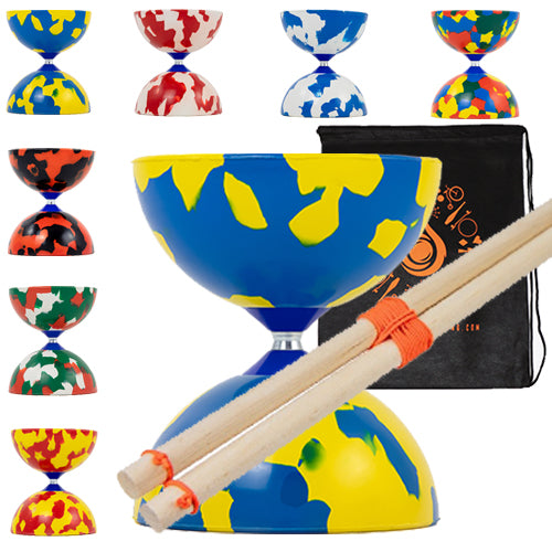 Juggle Dream Jester Diabolo Set with Wooden Handsticks and Bag