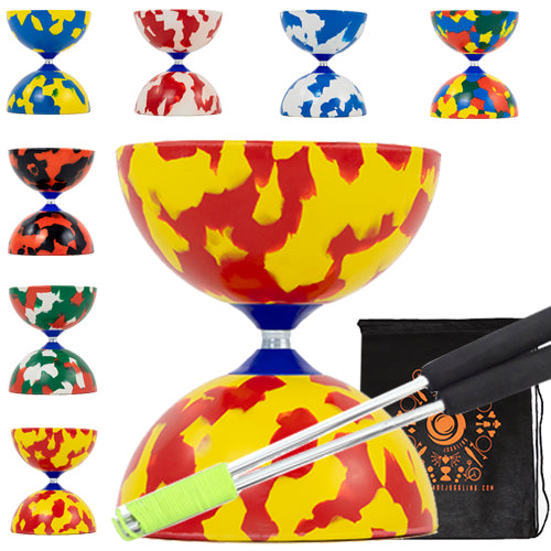Juggle Dream Jester Diabolo Set with Aluminium Handsticks and Bag