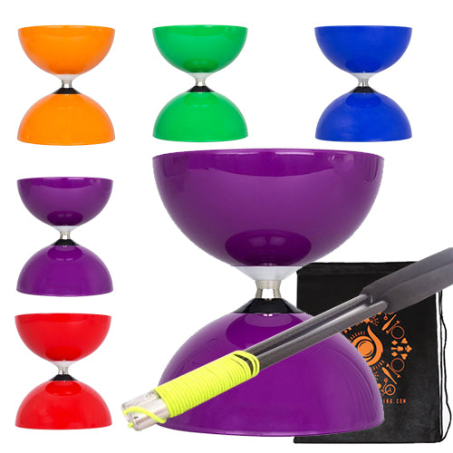 JD Big Top Bearing Diabolo with Fibreglass Handsticks and Bag