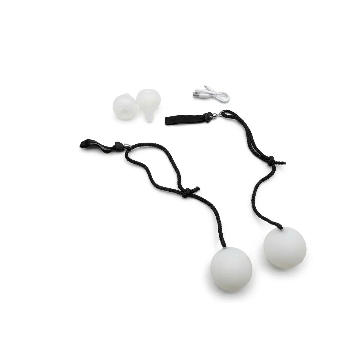 Juggle Dream Quartz Kinetic Pro LED Poi with LED Silicone Knobs