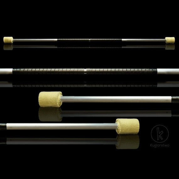 KT Fire Staff - 1.3m - 70mm Heads
